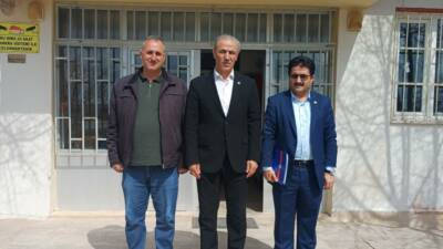 Eğitim-Bir-Sen Aksaray Şube Başkanı Murat Görmez, “Sahadayız” çalışmaları kapsamında Gözlükuyu