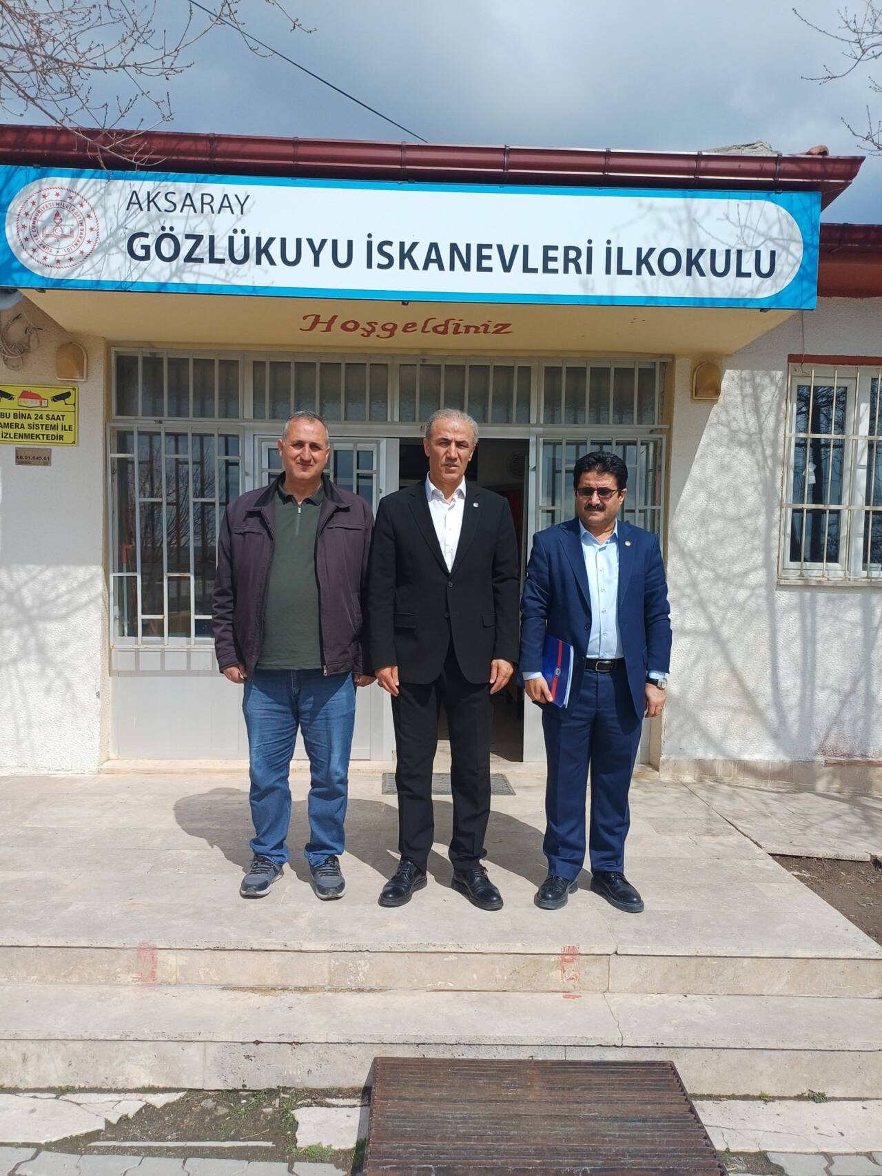 Eğitim-Bir-Sen Aksaray Şube Başkanı Murat Görmez, “Sahadayız” çalışmaları kapsamında Gözlükuyu