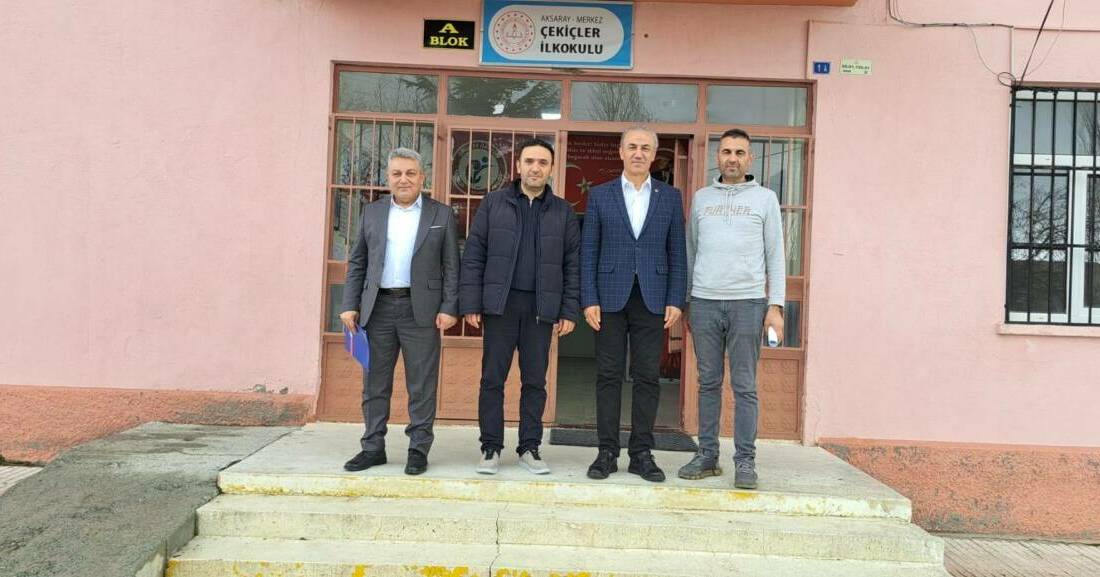Eğitim-Bir-Sen Aksaray Şubesi, saha çalışmalarını sürdürüyor. Şube Başkanı Murat Görmez