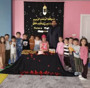 Aksaray’ın Eskil ilçesinde, Merkez Cafer Dinler 4-6 Yaş Kur’an Kursu’nda