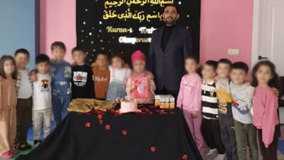 Aksaray’ın Eskil ilçesinde, Merkez Cafer Dinler 4-6 Yaş Kur’an Kursu’nda