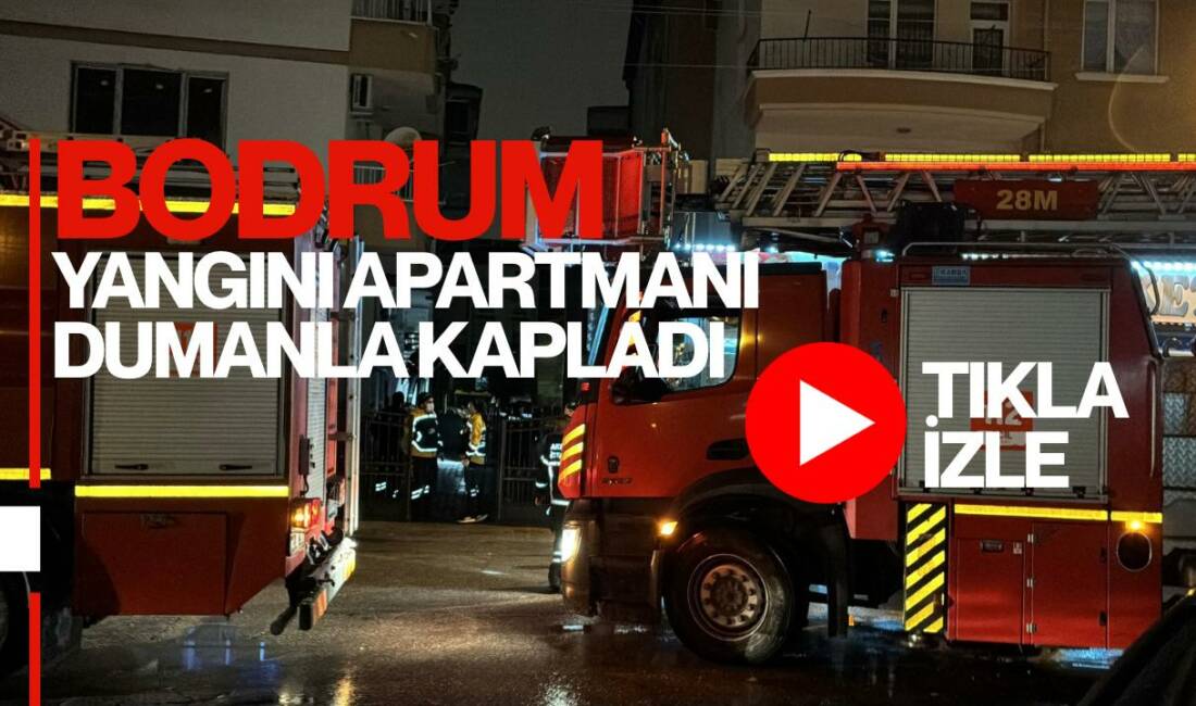 Aksaray’da 5 katlı binada çıkan bodrum yangını, bina sakinlerini tahliye