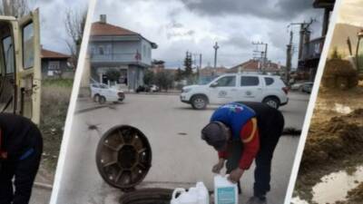 Aksaray’ın Gülağaç ilçesinde, yaz aylarının yaklaşmasıyla birlikte sinekle mücadele çalışmaları