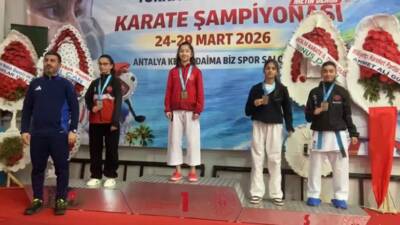 Antalya Kemer’de düzenlenen şampiyonada Aksaray Eker Spor Akademisi sporcuları iki
