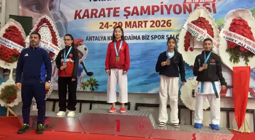 Antalya Kemer’de düzenlenen şampiyonada Aksaray Eker Spor Akademisi sporcuları iki
