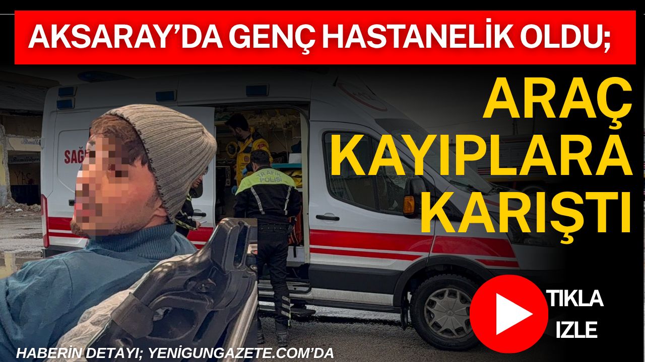 Sanayi Mahallesi’nde motosiklet kazası geçiren 26 yaşındaki Eray A., sağlık