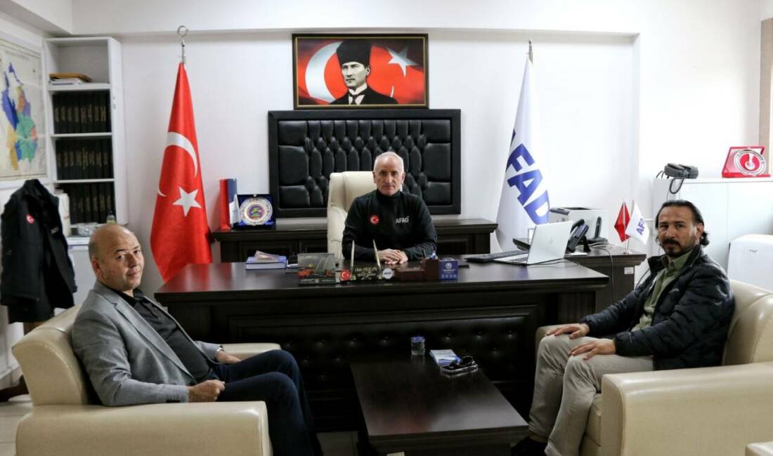 Kızılay Aksaray Şube Başkanı Fırat Oruç’un AFAD İl Müdürü Adil