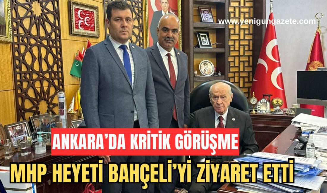 MHP Aksaray İl Başkanı Burhanettin Karataş ve beraberindeki heyet, Ankara’da