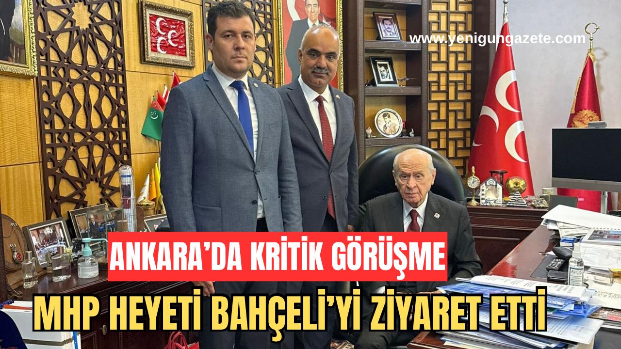 MHP Aksaray İl Başkanı Burhanettin Karataş ve beraberindeki heyet, Ankara’da