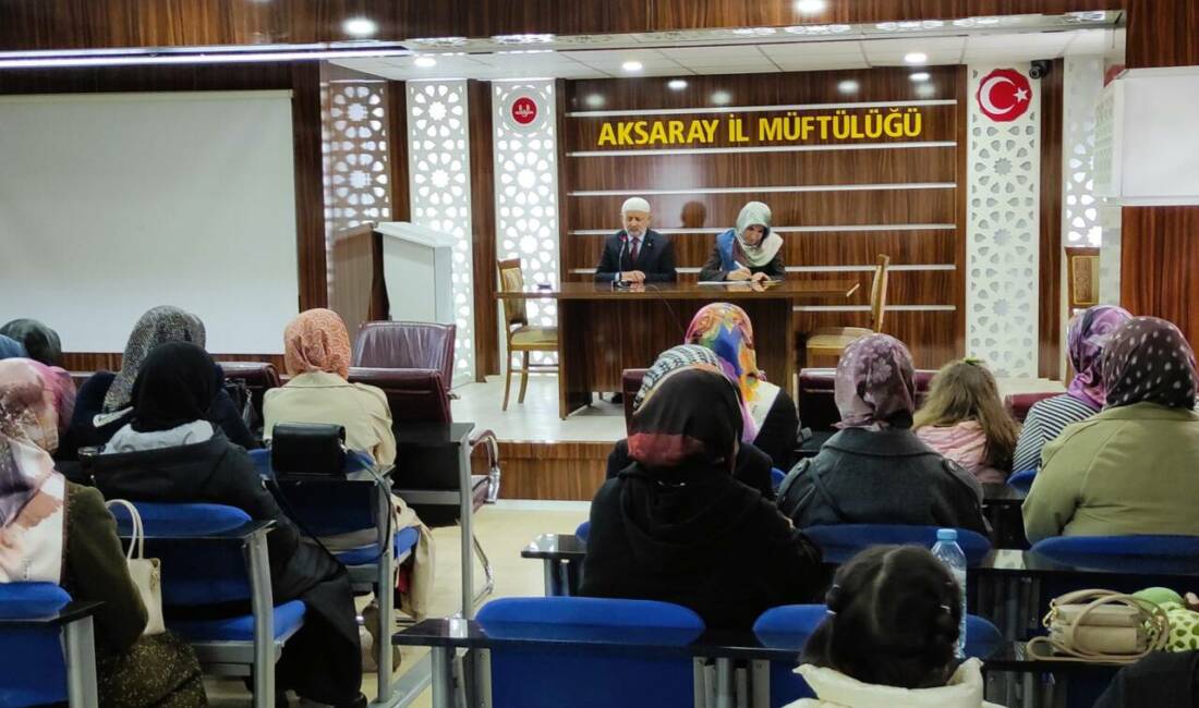 Aksaray İl Müftülüğü tarafından düzenlenen bilgilendirme ve istişare toplantısında, 4-6