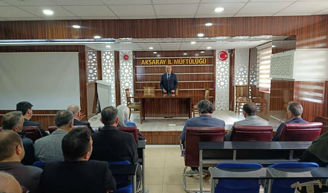 Aksaray İl Müftülüğü tarafından düzenlenen Bayramlaşma Merasimi ve İstişare Toplantısı,