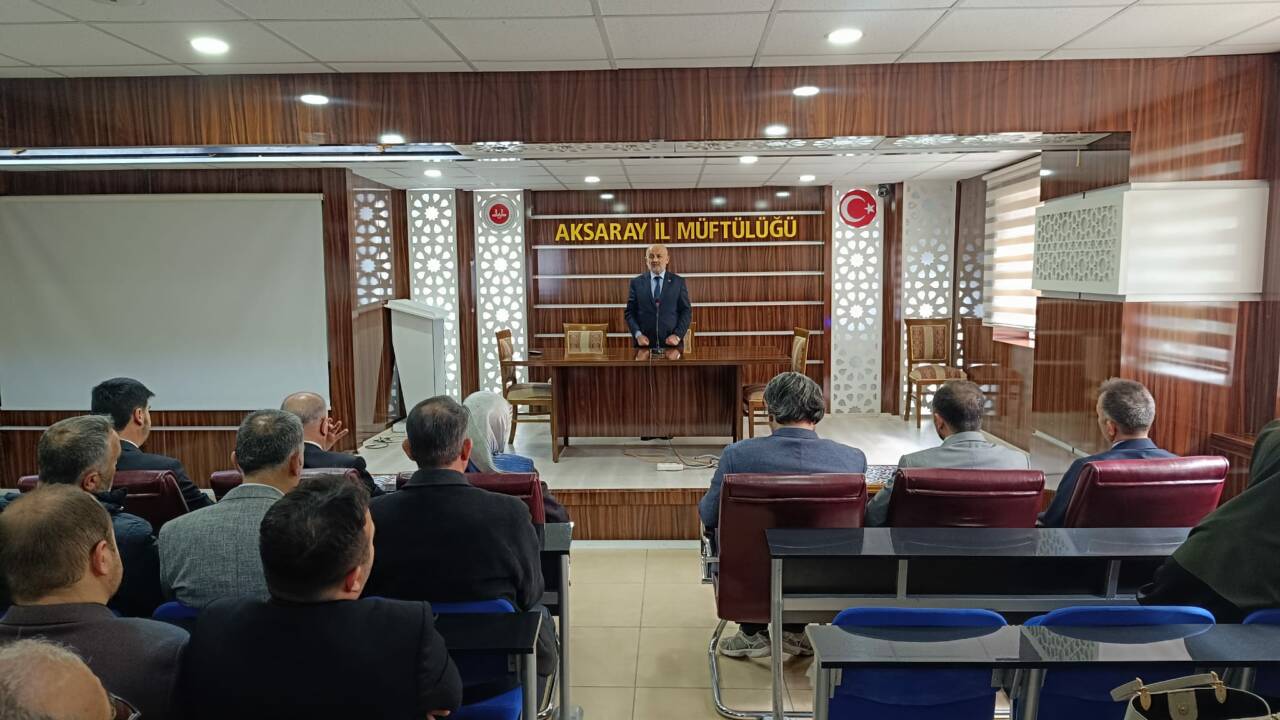 Aksaray İl Müftülüğü tarafından düzenlenen Bayramlaşma Merasimi ve İstişare Toplantısı,
