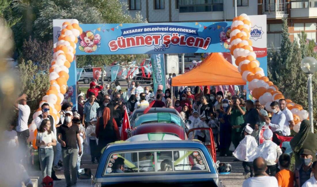 Aksaray Belediyesi’nin geleneksel hale getirdiği sünnet şöleni için başvurular alınmaya
