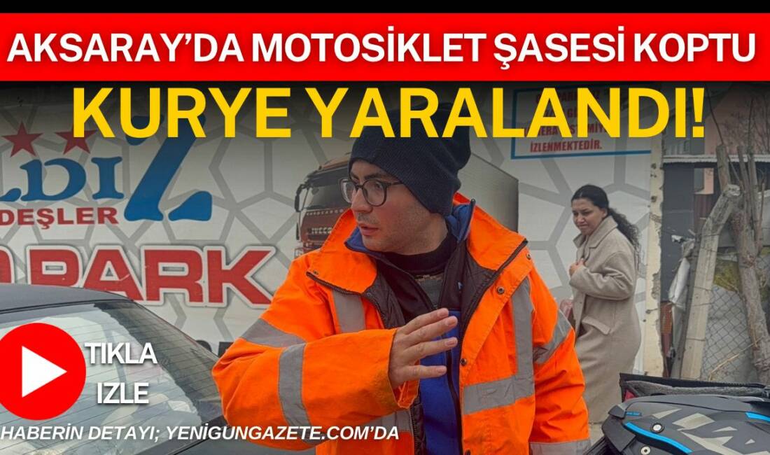 Pir Ali Sultan Caddesi’nde seyir halindeki motosikletin şasesinin kopması sonucu