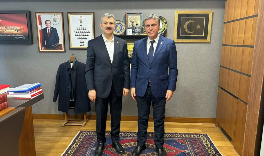 Türkiye Büyük Millet Meclisi’nde gerçekleşen ziyarette, Hüseyin Altınsoy, Rıfat Kaya’yı