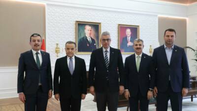 AK Parti Aksaray İl Başkanı Hamza Aktürk, Milletvekilleri Cengiz Aydoğdu