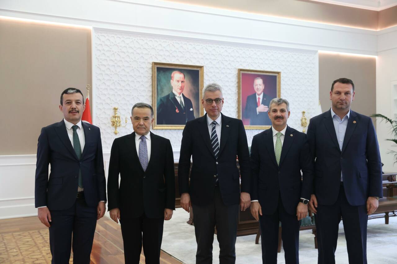 AK Parti Aksaray İl Başkanı Hamza Aktürk, Milletvekilleri Cengiz Aydoğdu