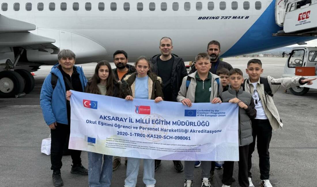Aksaray’dan 6 öğrenci ve 4 öğretmen, Erasmus+ kapsamında Almanya’da kültürel
