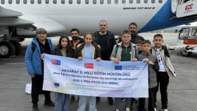 Aksaray’dan 6 öğrenci ve 4 öğretmen, Erasmus+ kapsamında Almanya’da kültürel