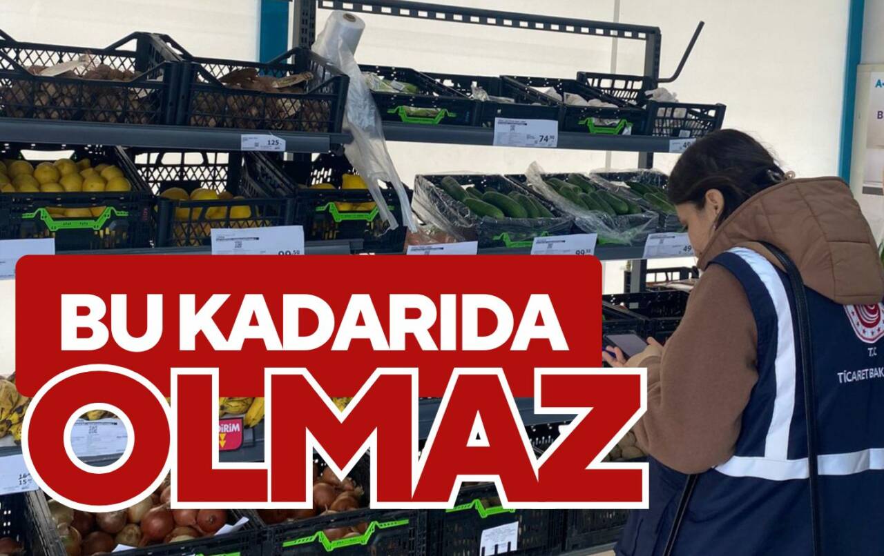 Aksaray’da zincir markette göbek marulun tedarikçi fiyatından tüketiciye kadar yükselen