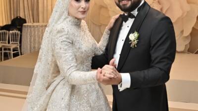Aksaraylı iş insanlarının evlatları Büşra Demirci ve Mert Çelebi, görkemli