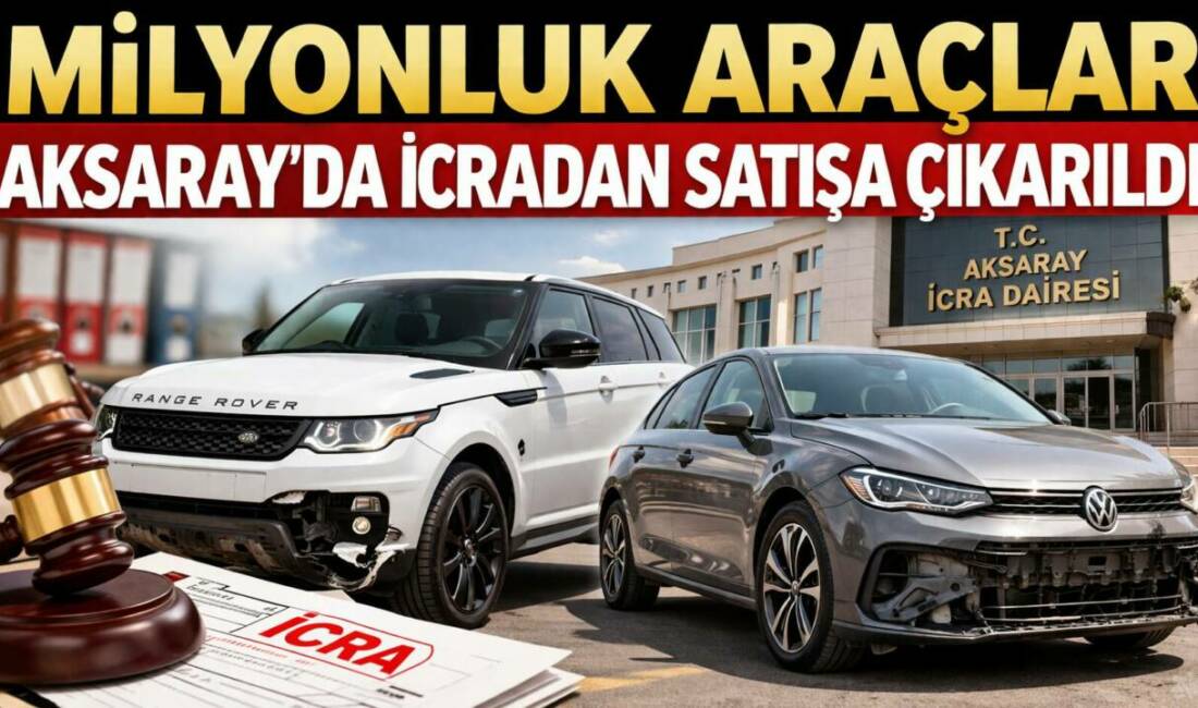 Aksaray İcra Dairesi tarafından borç nedeniyle satışa çıkarılan biri 2018