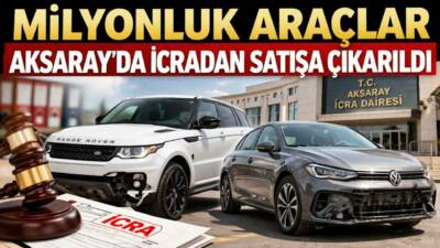 Aksaray İcra Dairesi tarafından borç nedeniyle satışa çıkarılan biri 2018