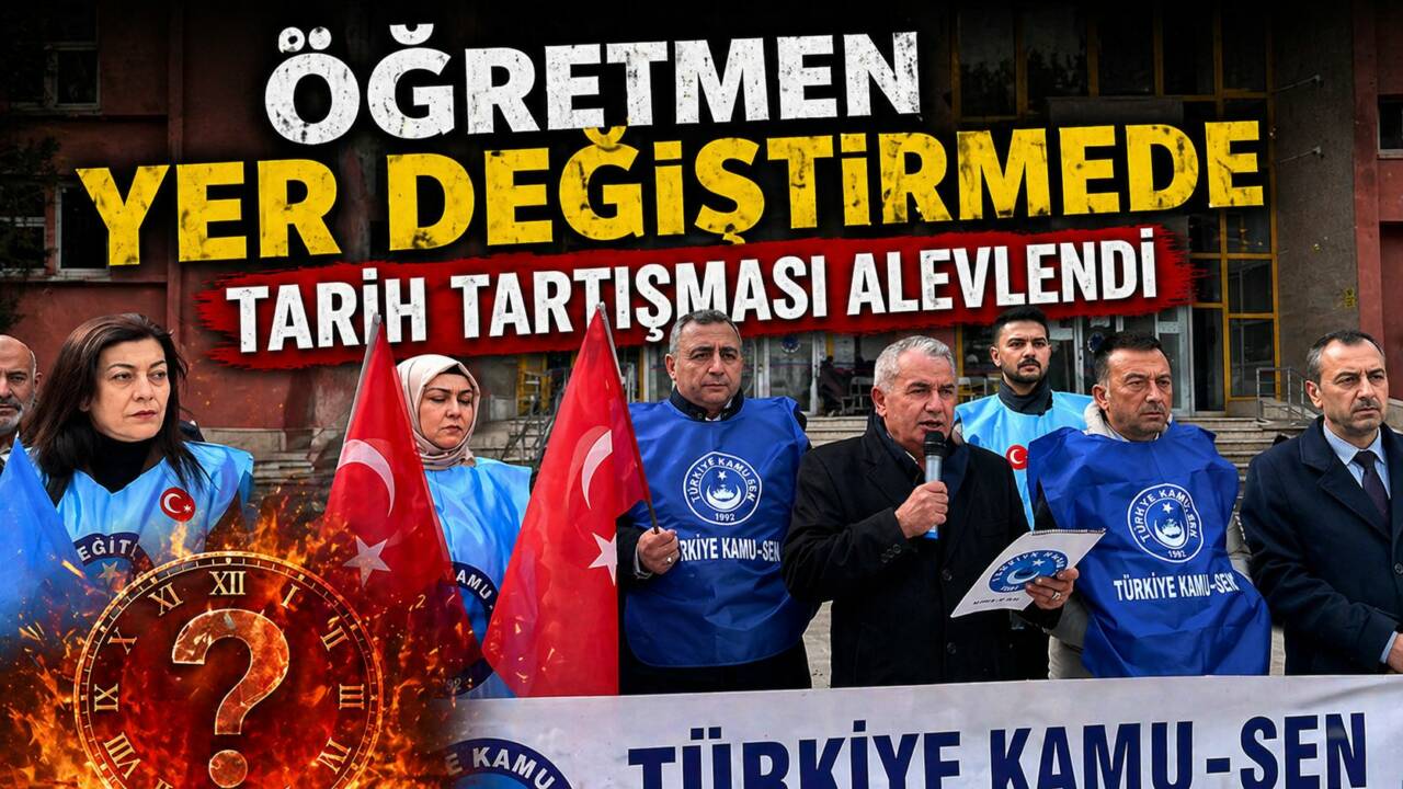 Türk Eğitim-Sen Aksaray Şube Başkanı Ali Toprak, 2026 öğretmen yer
