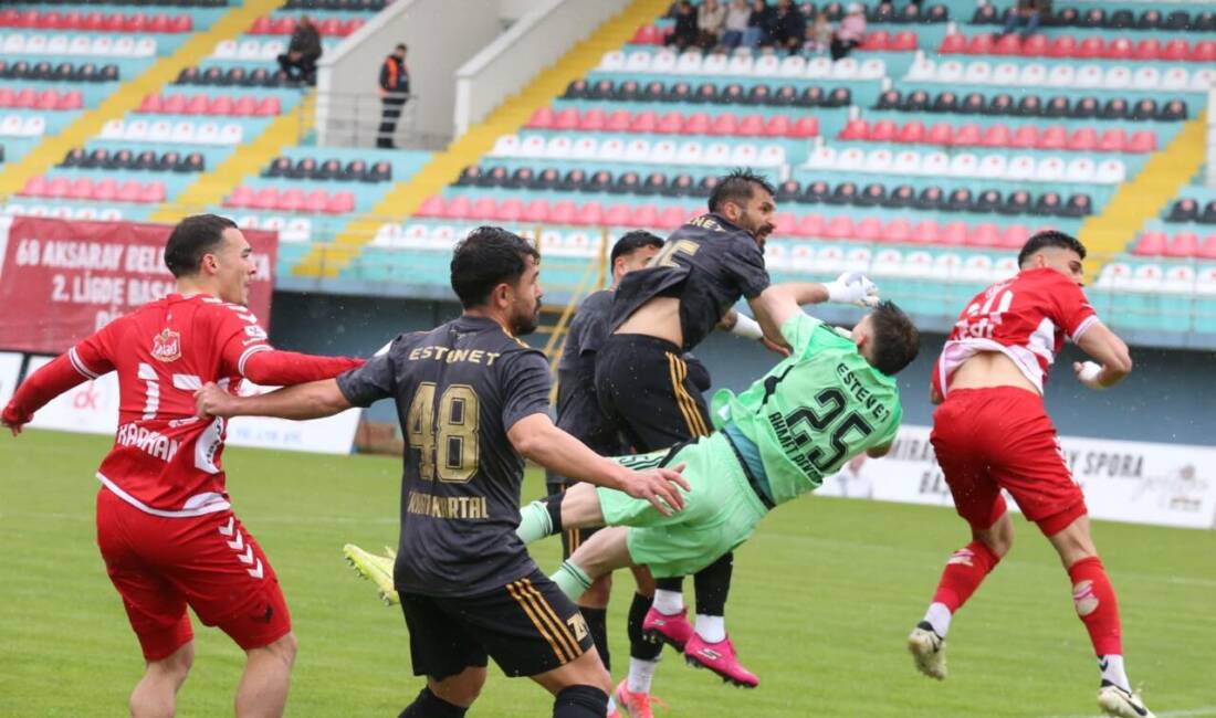Beraberlikler takımı Aksarayspor sezonun son maçında da 1-1 sonuç aldı!