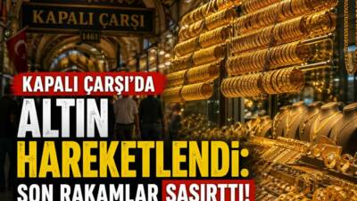 Aksaray Kapalı Çarşı’da gram, çeyrek ve has altın fiyatları akşam