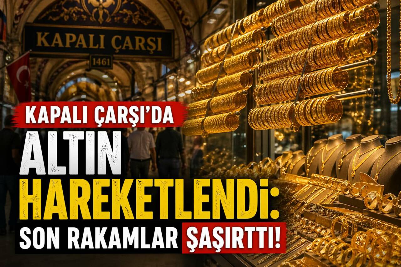 Aksaray Kapalı Çarşı’da gram, çeyrek ve has altın fiyatları akşam