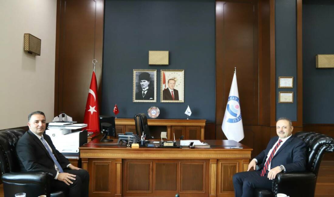 Rektör Arıbaş’a İŞKUR İl Müdürü Akkuş’tan veda ziyareti Ordu’ya tayini çıkan Aksaray İŞKUR İl Müdürü Mahmut Akkuş, Aksaray