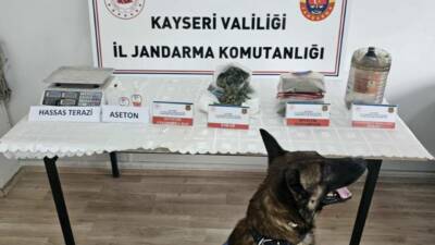Kayseri'de jandarma ekiplerince düzenlenen uyuşturucu operasyonunda 2 zanlı gözaltına alındı.