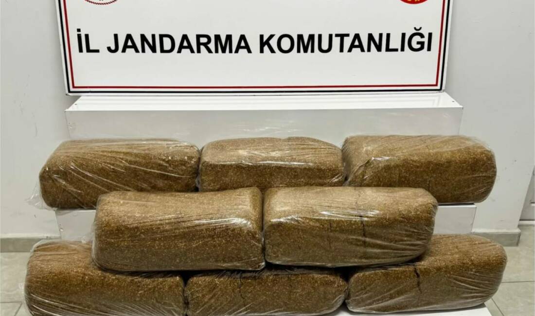 Yozgat'ın Boğazlıyan ilçesinde 40 kilogram kaçak tütün ele geçirildi, 2