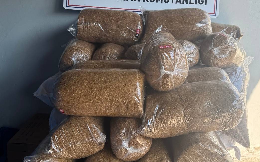 350 kilogram kaçak tütün ele geçirildi Kayseri'nin Pınarbaşı ilçesinde 350 kilogram kaçak tütün ele geçirildi, 1