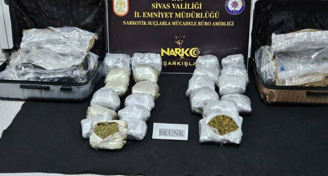 Uyuşturucu operasyonunda 2 şüpheli tutuklandı Sivas'ın Şarkışla ilçesinde, polis ekiplerince düzenlenen uyuşturucu operasyonunda gözaltına alınan