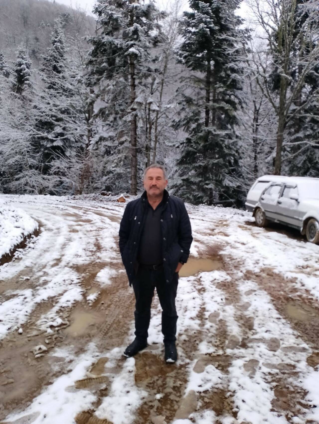 Karabük’ün Yenice ilçesinde ormanlık alanda ağaç kesimi sırasında devrilen ağacın