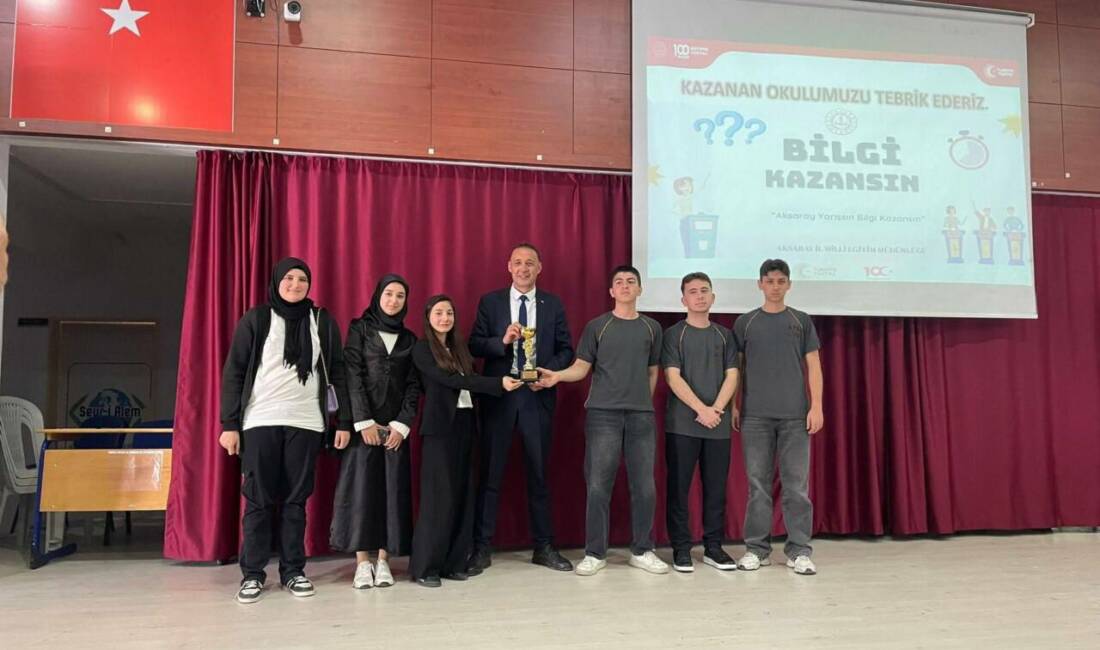 Ağaçören’den gurur tablosu: Bilgi yarışmasında final başarısı Aksaray genelinde düzenlenen “Bilgi Kazansın Yarışması” finalinde Ağaçören’i temsil eden