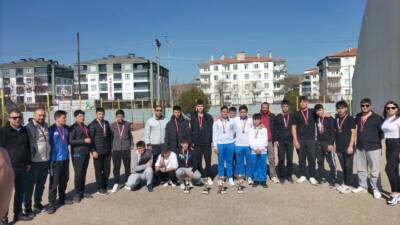 Aksaray’da düzenlenen Okul Sporları Genç Erkekler Bocce İl Birinciliği müsabakaları