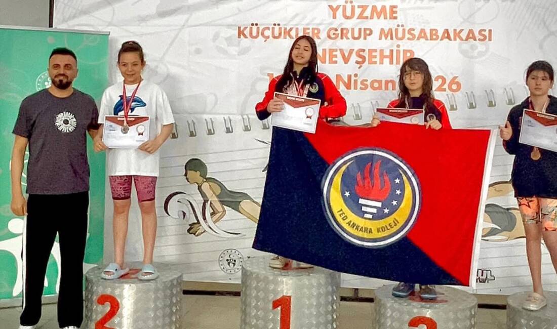 Aksaraylı genç sporcu Ebrar Duru Şimşek, Nevşehir’de düzenlenen Okul Sporları