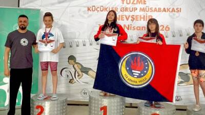 Aksaraylı genç sporcu Ebrar Duru Şimşek, Nevşehir’de düzenlenen Okul Sporları