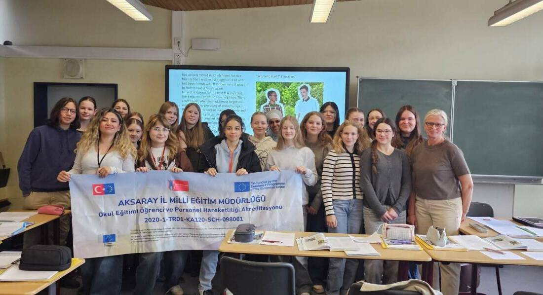Ağaçören’de eğitim gören lise öğrencileri, Erasmus+ Programı kapsamında Avrupa’ya hareket