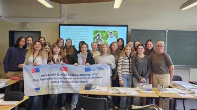 Ağaçören’de eğitim gören lise öğrencileri, Erasmus+ Programı kapsamında Avrupa’ya hareket