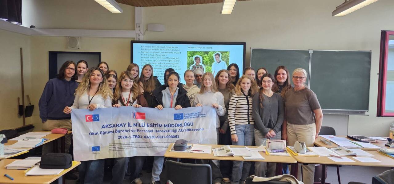 Ağaçören’de eğitim gören lise öğrencileri, Erasmus+ Programı kapsamında Avrupa’ya hareket