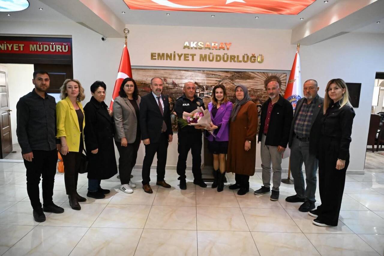 CHP Aksaray İl Başkanlığı, 10 Nisan Polis Haftası dolayısıyla İl