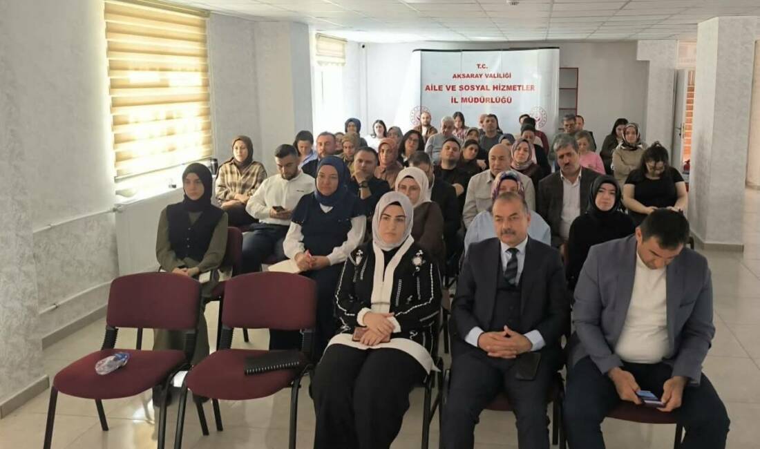 Aksaray’da düzenlenen çevrimiçi toplantıda, çocuğun suça sürüklenmesi ve kadına yönelik