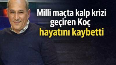 Aksaray’da oynanan Kadın A Milli maçında çekim yaparken fenalaşan ajans