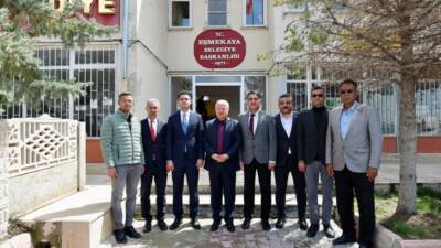 Aksaray Valisi Murat Duru, Eşmekaya Belediyesi’ni ziyaret ederek yürütülen çalışmalar