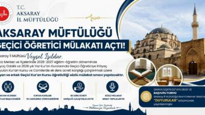 Aksaray İl Müftülüğü, Aksaray merkez ve ilçelerde 2026-2027 eğitim öğretim