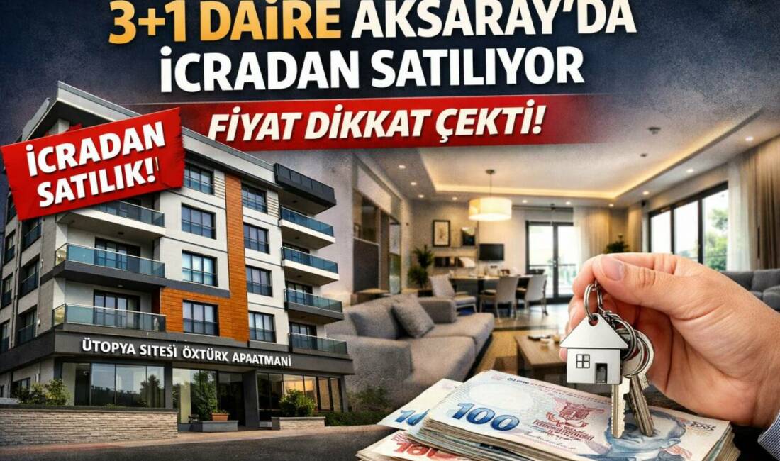 Hasas Mahallesi’ndeki 3+1 daire icra yoluyla satışa sunuldu; 3,6 milyon